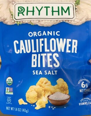 Sea Salt Organic Cauliflower Bites, Sea Salt
