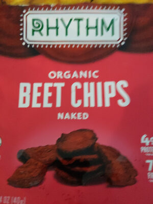 Naked Organic Beet Chips, Naked