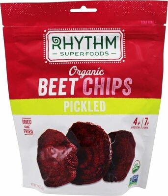 Pickled Organic Beet Chips, Pickled