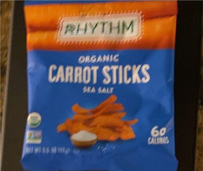 Sea Salt Organic Carrot Sticks, Sea Salt