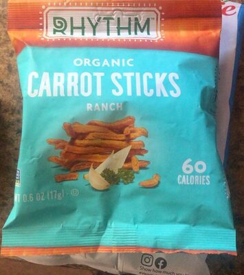 Ranch Organic Carrot Sticks, Ranch