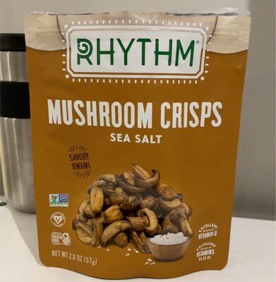 Sea Salt Mushroom Crisps, Sea Salt