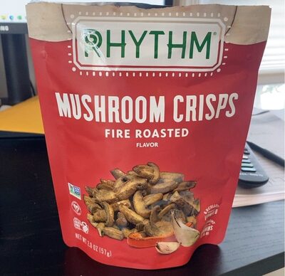 Fire Roasted Flavor Mushroom Crisps, Fire Roasted