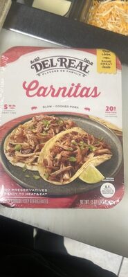 Del Real Foods, Slow Cooked Pork Carnitas