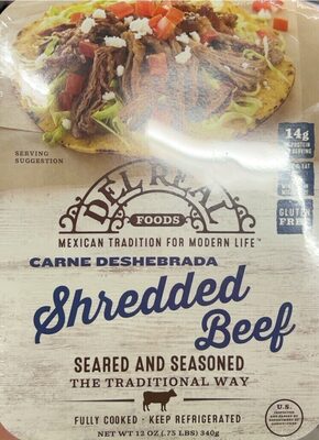 Seared And Seasoned Shredded Beef, Seared And Seasoned