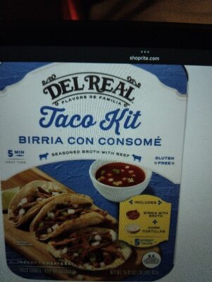 Broth With Beef Birria Taco Kit