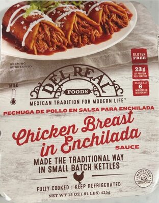 Mild Chicken Breast In Enchilada Sauce, Mild Chicken Breast In Enchilada