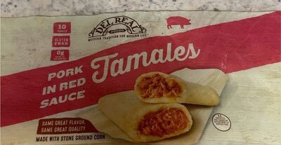 Pork In Red Sauce Tamales, Pork