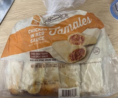 Chicken In Red Sauce Tamales, Chicken
