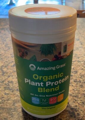 Organic Plant Protein Blend Whole Food Nutrition Shake, Original, Original