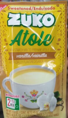 Vanilla Atole Drink, Vanilla
