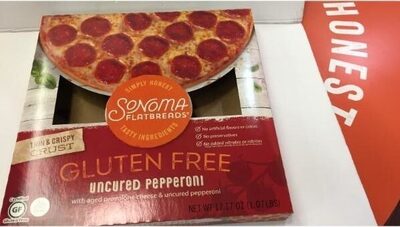 Gluten-Free Thin & Crispy Crust With Aged Provolone Cheese & Uncured Pepperoni, Uncured Pepperoni