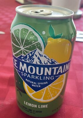 Lemon Lime Flavor Sparkling Natural Spring Water, Lemon Lime