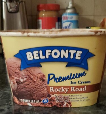 Rocky Road Butter Roasted Almonds & Miniature Marshmallows Mixed With Our Rich Chocolate Premium Ice Cream, Rocky Road