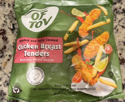 Of Tov Chicken Breast Tenders, 16 Oz