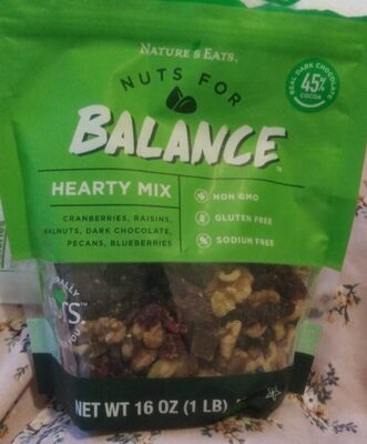 Hearty Mix Cranberries, Raisins, Walnuts, Dark Chocolate, Pecans, Blueberries, Hearty Mix