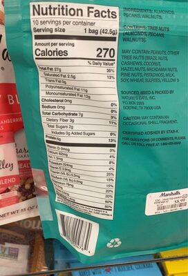 Almonds, Pecans, Walnuts Keto Raw Mix, Almonds, Pecans, Walnuts