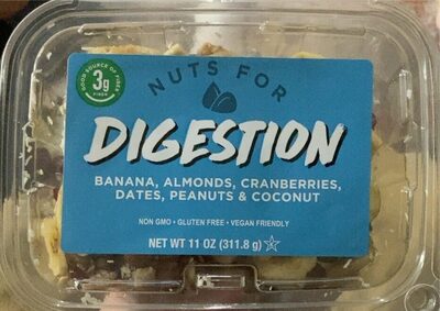 Banana, Almonds, Cranberries, Dates, Peanuts & Coconut Nuts For Digestion Daily Mix, Banana, Almonds, Cranberries, Dates, Peanuts & Coconut