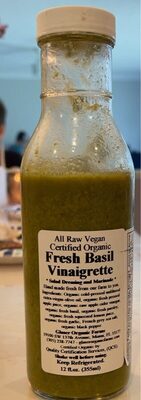 Fresh Basil Vinaigrette Salad Dressing And Marinade