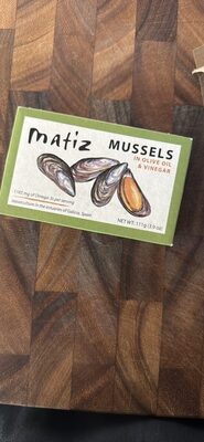 Organic Mussels In Olive Oil & Vinegar, Mussels