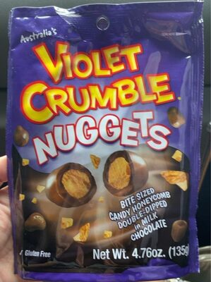 Bite Sized Candy Honeycomb Double-Dipped In Milk Chocolate Nuggets, Milk Chocolate