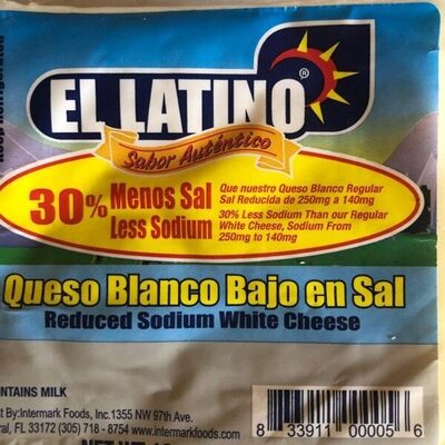 White Reduced Sodium Cheese, White