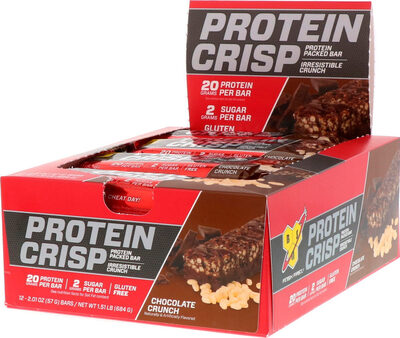 Chocolate Crunch Protein Crisp Bars, Chocolate Crunch