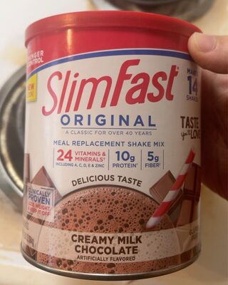 Original Meal Replacement Shake Mix, Creamy Milk Chocolate, Creamy Milk Chocolate