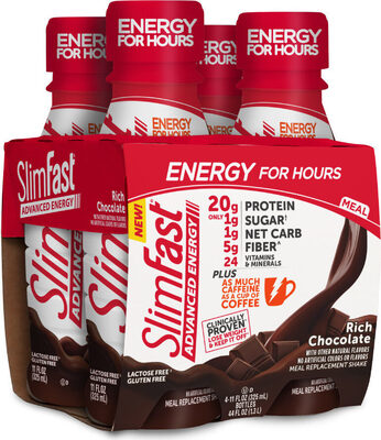 Advanced Energy Meal Replacement Shake, Rich Chocolate, Rich Chocolate