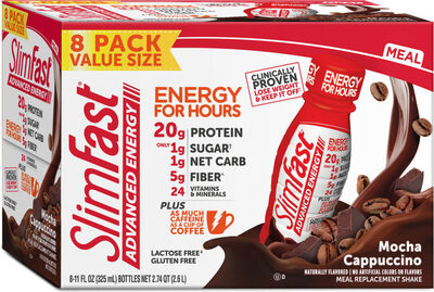 Protein 20G Meal Replacement Shake, Mocha Cappuccino, Mocha Cappuccino