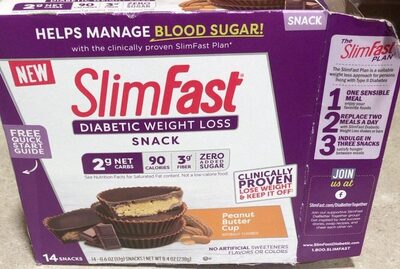 Peanut Butter Cup Diabetic Weight Loss Snack, Peanut Butter Cup