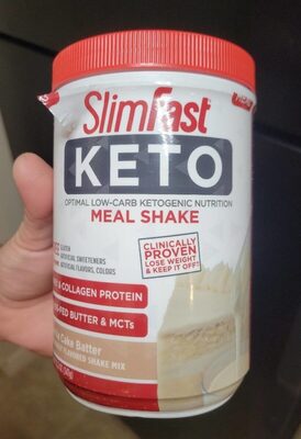 Keto Meal Shake Mix, Vanilla Cake Batter, Vanilla Cake Batter