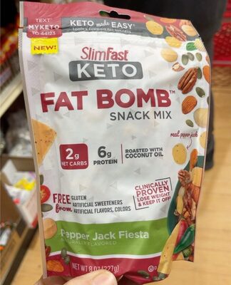 Pepper Jack Fiesta Keto Fat Bomb Snack Mix, Pepper Jack Fiesta