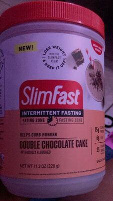 Intermittent Fasting Snack Shake Mix, Double Chocolate Cake, Double Chocolate Cake