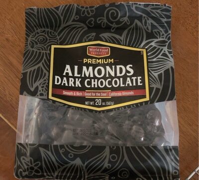 Dark Chocolate Premium Almonds, Dark Chocolate