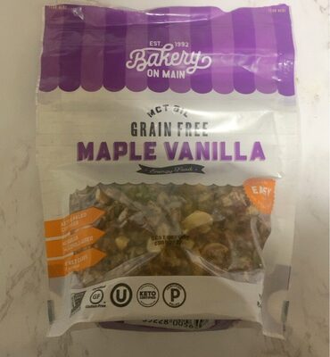 Maple Vanilla Grain-Free Granola, Maple; Vanilla