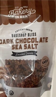 Dark Chocolate Sea Salt Granola, Dark Chocolate; Sea Salt
