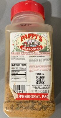 Pappy's Choice, Seasoning