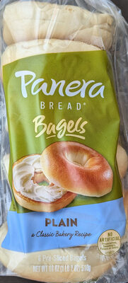 Plain Pre-Sliced Bagels, Plain