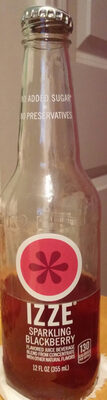 Blackberry Sparkling Flavored Juice Beverage Blend From Concentrate, Blackberry