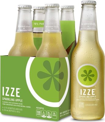 Sparkling Apple Flavored Juice Beverage, Apple