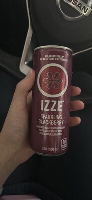 Izze Sparkling Blackberry Juice Beverage 8.4 Fluid Ounce Aluminum Can