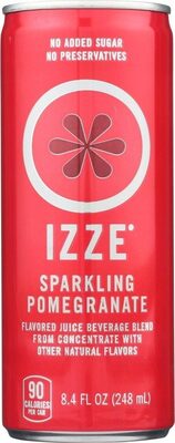 Sparkling Pomegranate Flavored Juice Beverage Blend, Pomegranate