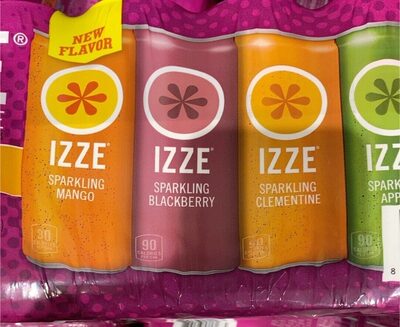 Izze Sparkling Juice Variety, 8.4 Fl Oz, 24 Count