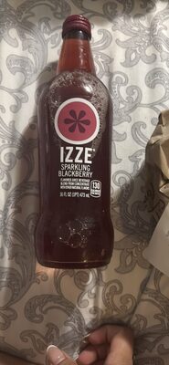 Izze Sparkling Juice Blackberry 16z