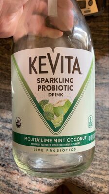Mojita Lime Mint Coconut Sparkling Probiotic Drink, Lime; Mint; Coconut