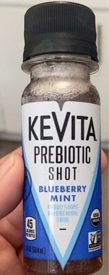 Blueberry Mint Prebiotic Shot, Blueberry; Mint