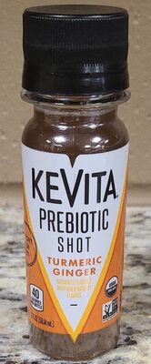 Turmeric Ginger Naturally Flavored Prebiotic Shot, Turmeric; Ginger