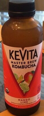 Bold + Smooth Mango Lime Kombucha, Mango; Lime