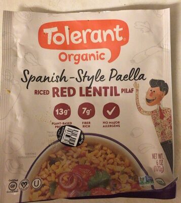 Spanish-Style Paella Riced Red Lentil Pilaf, Spanish-Style Paella